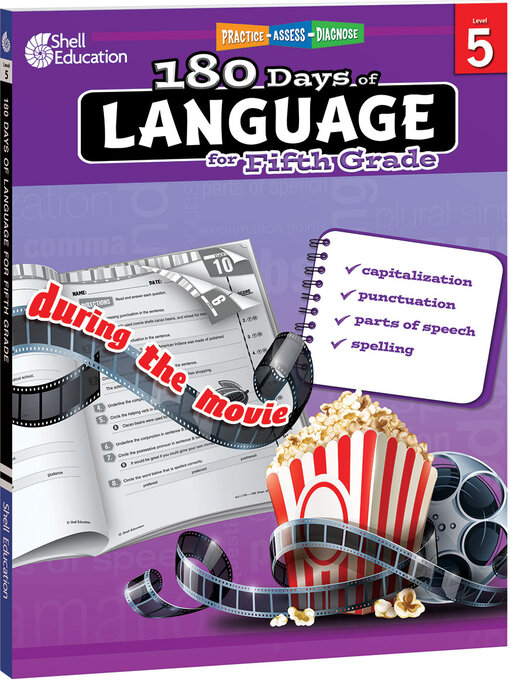 Cover image for 180 Days of Language for Fifth Grade